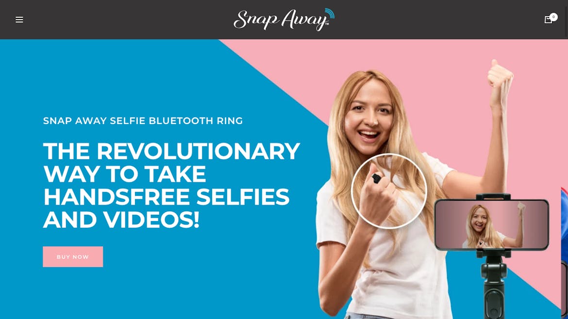 Snap Away website screenshot