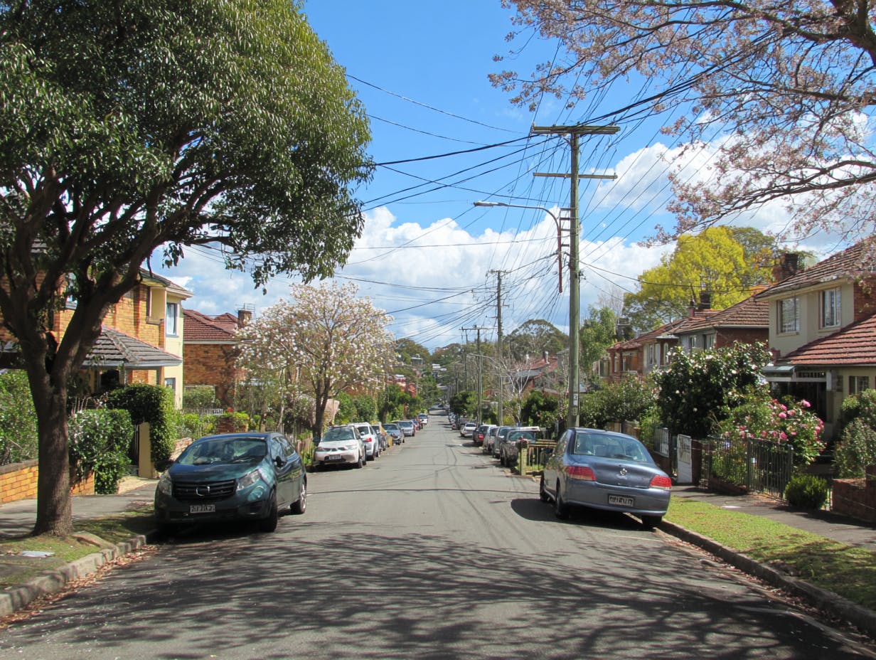 australia suburban street