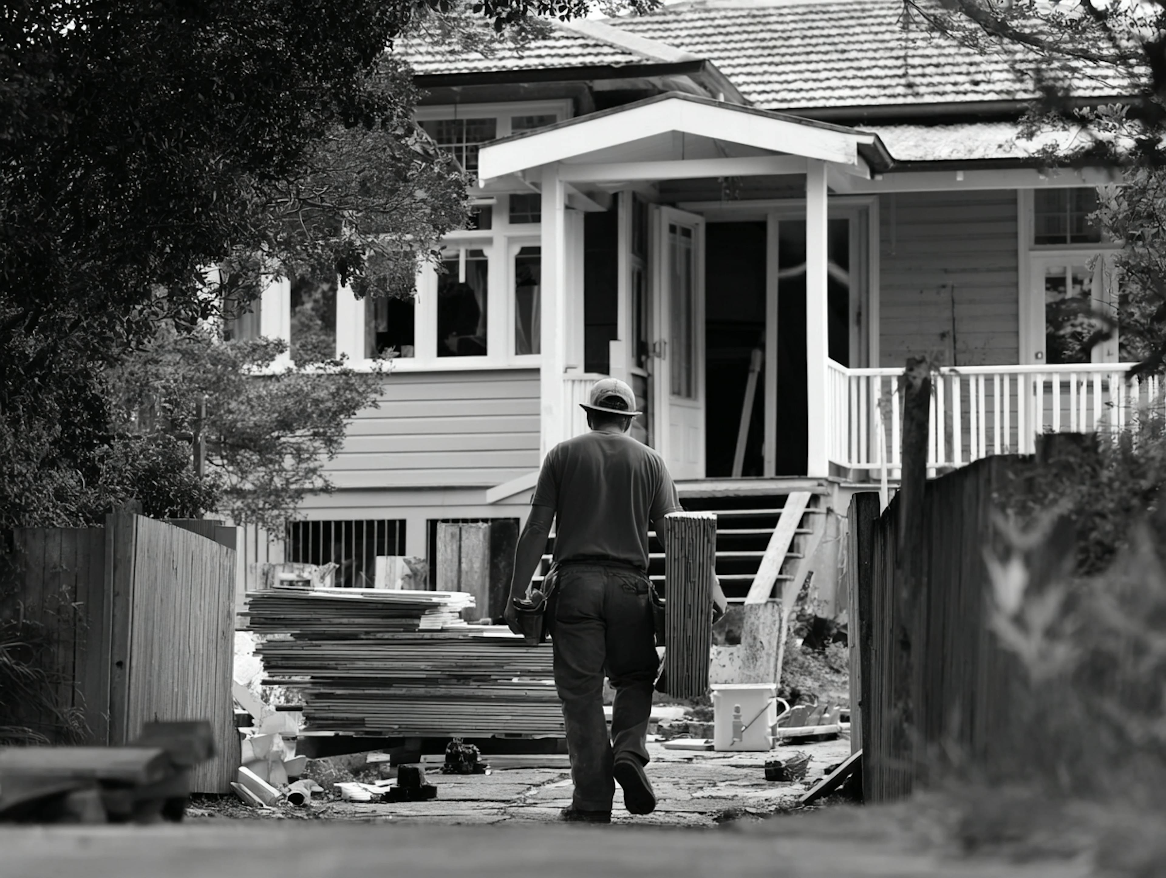 home renovation australia bw