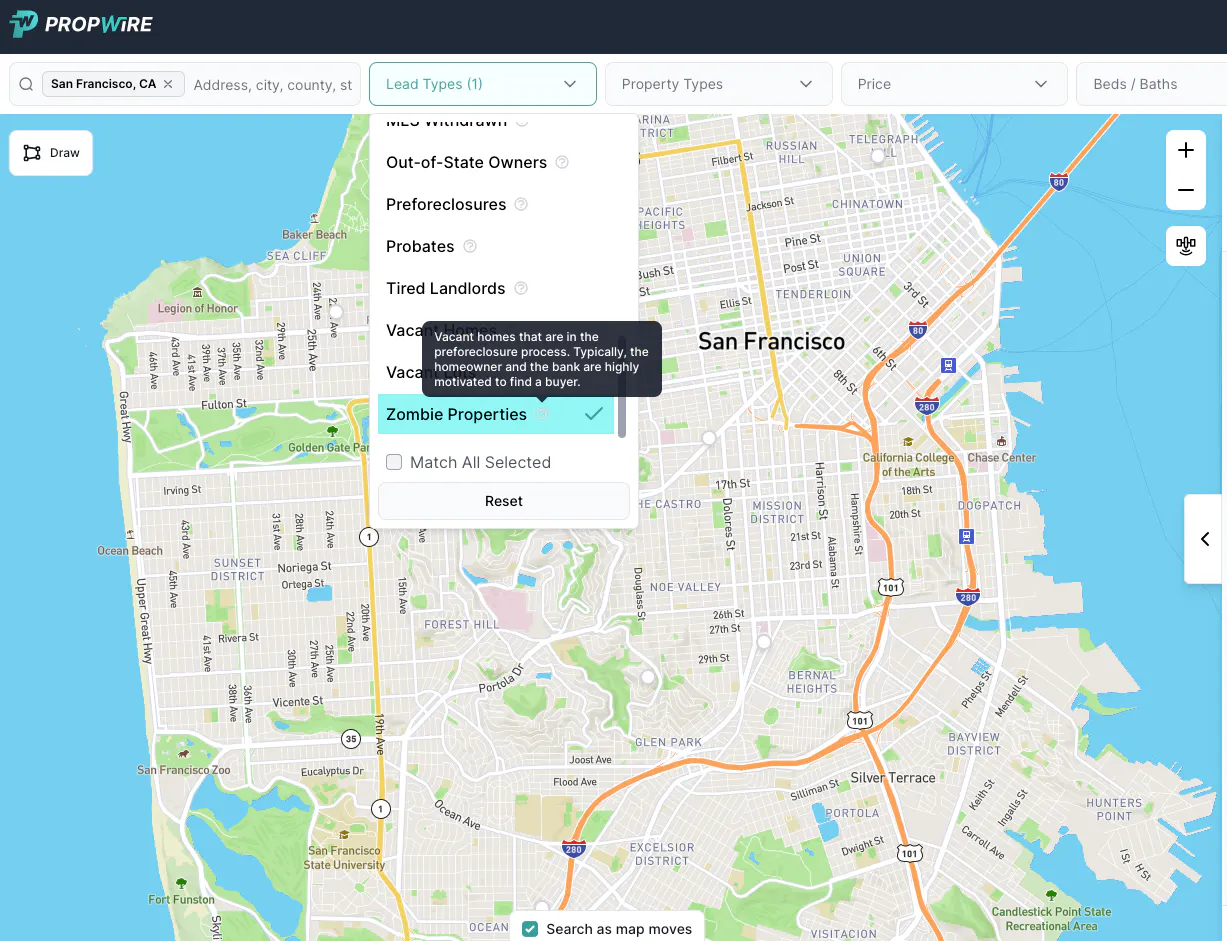 Zombie property on Propwire