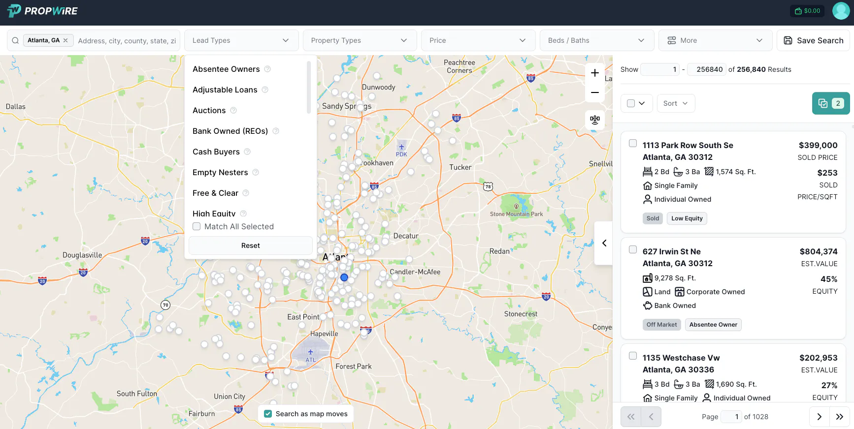 Using Propwire to find houses to flip even if you have no money. 