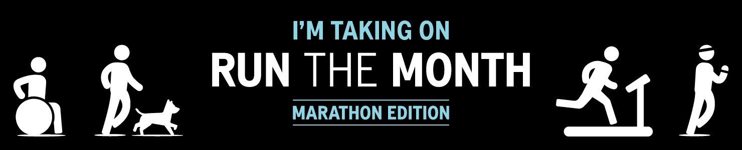I'm taking on Run The Month