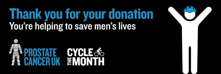 Thank you for your donation You're helping to save men's lives