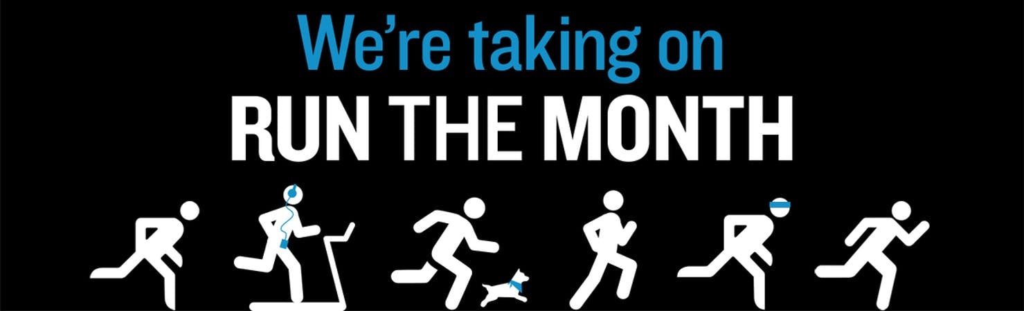 We're taking on run the month