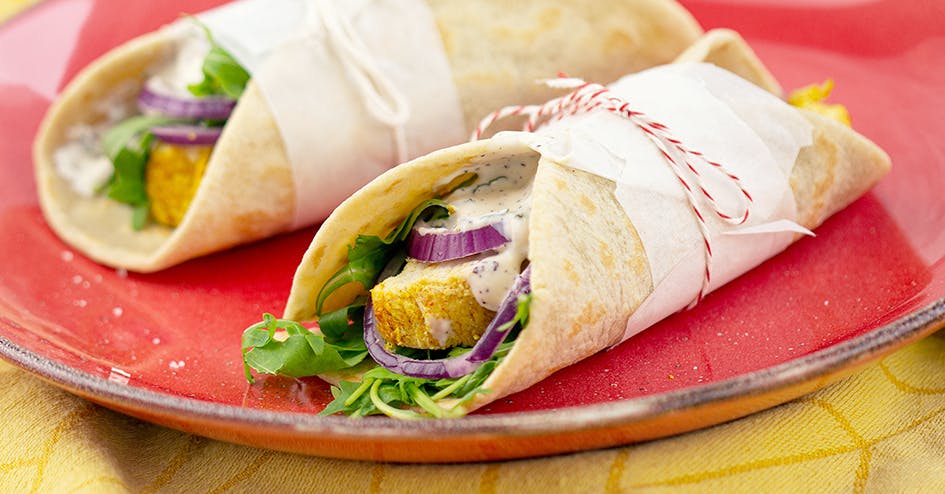 Protiplan Low Carb Wraps met Yoghurtsaus
