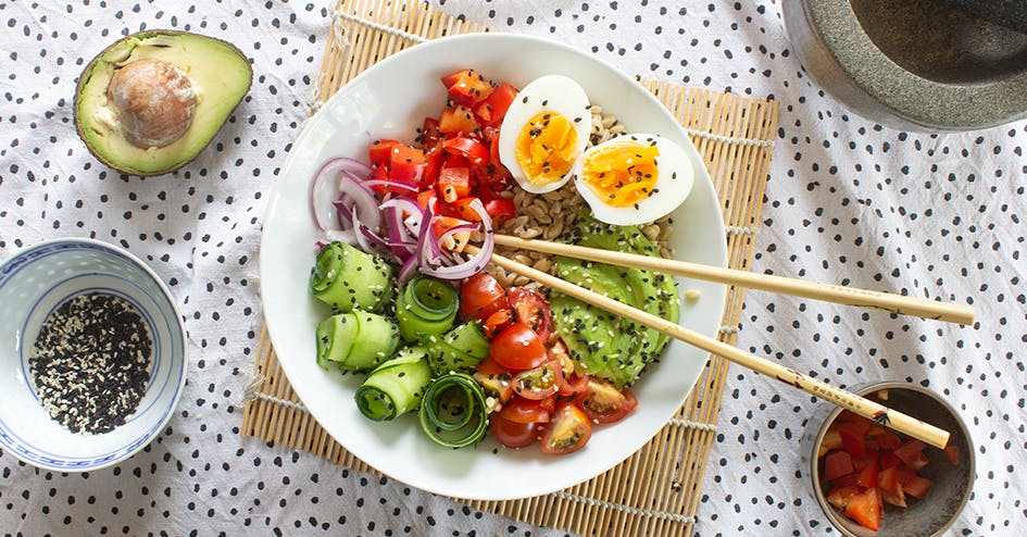 Protiplan Low Carb Poke Bowl Vegetarisch