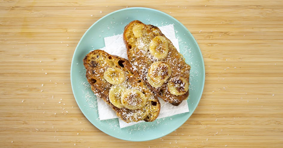 Protiplan Koolhydraatarme Croissant met Gebakken Banaan