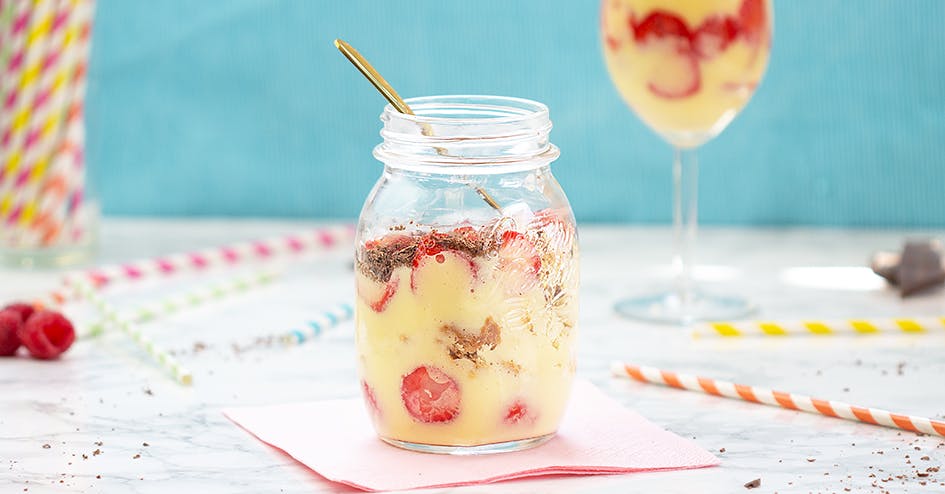 Protiplan Koolhydraatarme Trifle met Aardbeien