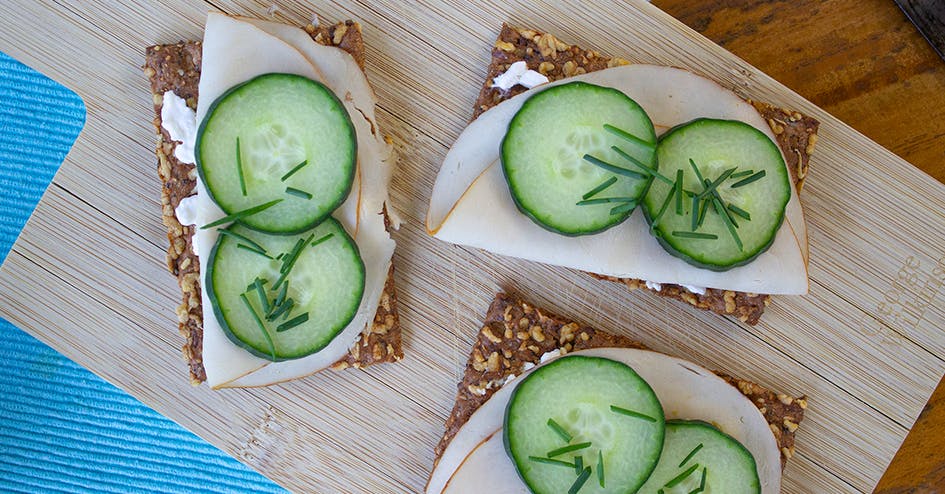 Protiplan Low Carb Crackers Hüttenkase Kipfilet