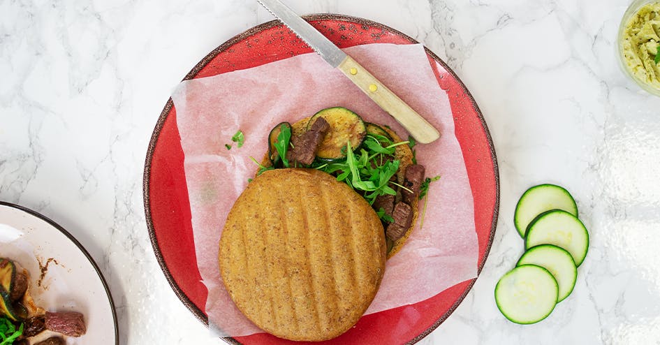 Protiplan Ketoproof Steak Sandwich Recept