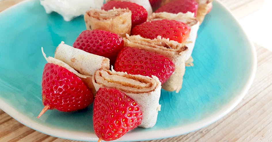 Protiplan Keto Pancake Prikkers met Aardbei