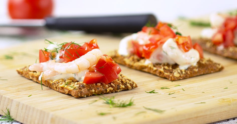 Protiplan Koolhydraatarme Crackers met Hollandse Garnalen