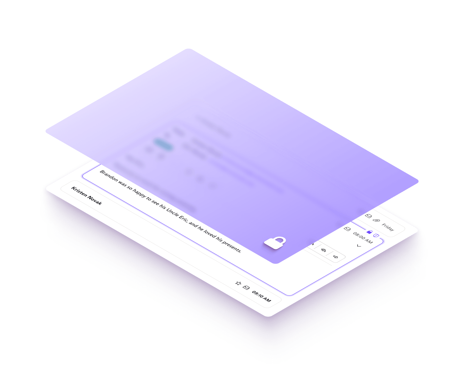 The Proton Mail app uses end-to-end encryption.