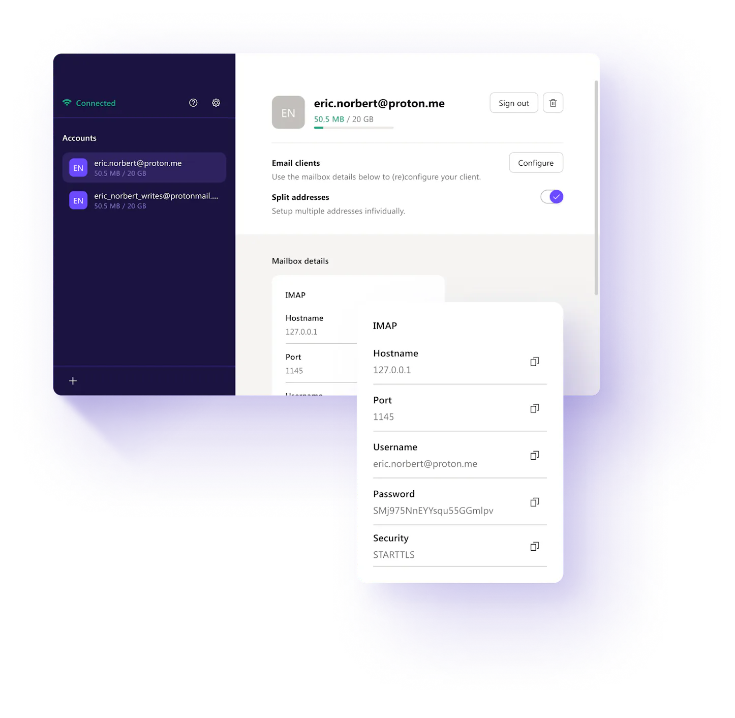 Encrypt your desktop email app with Proton Mail Bridge
