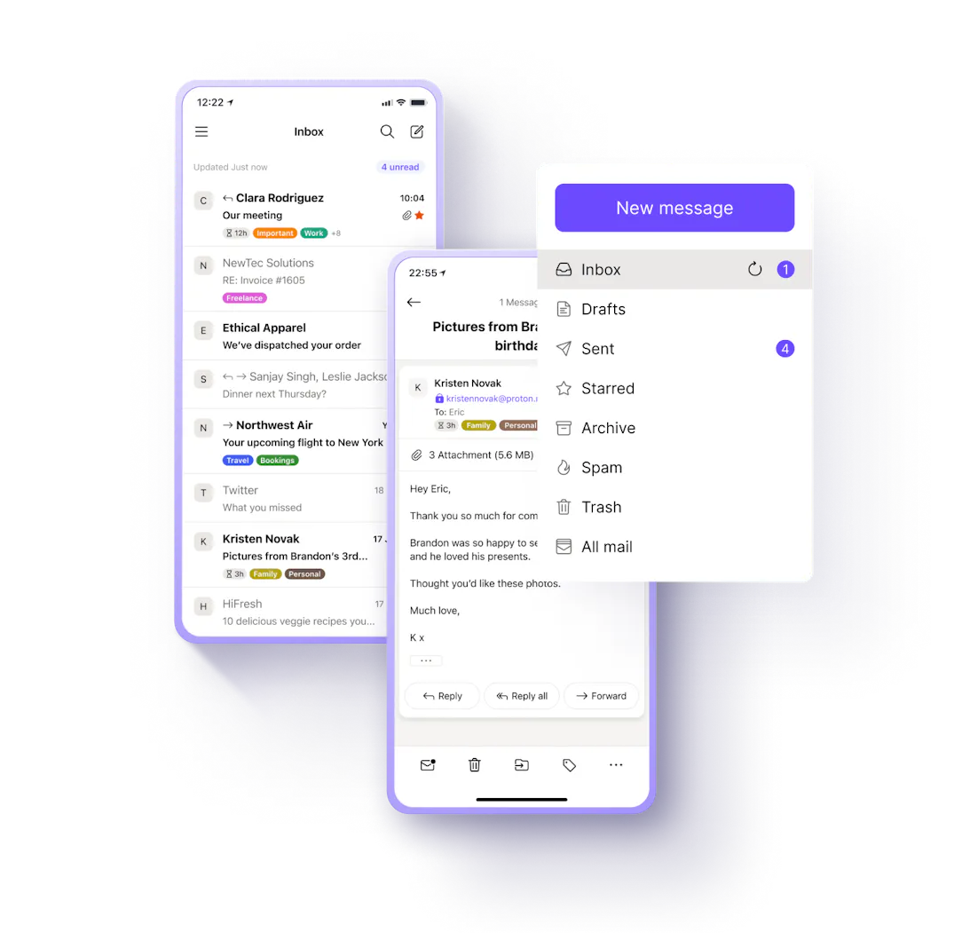Proton Mail — Get a private, secure, and encrypted email