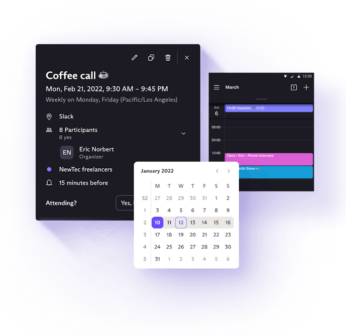 Organize your schedule privately with Proton Calendar