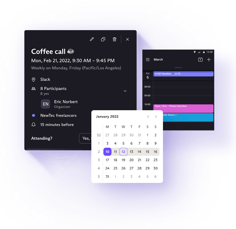 Organize your schedule privately with Proton Calendar