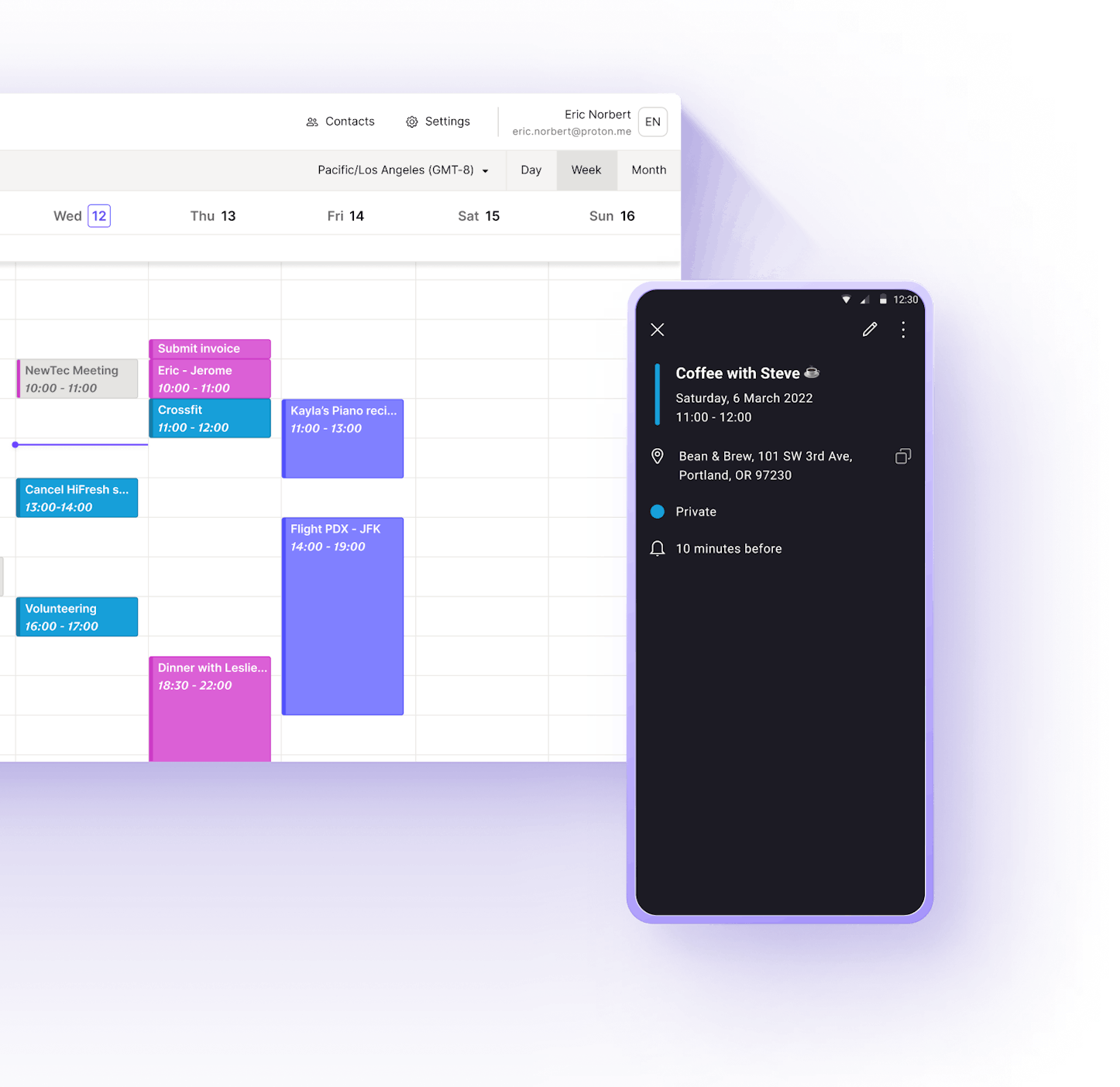 Features of Proton Calendar