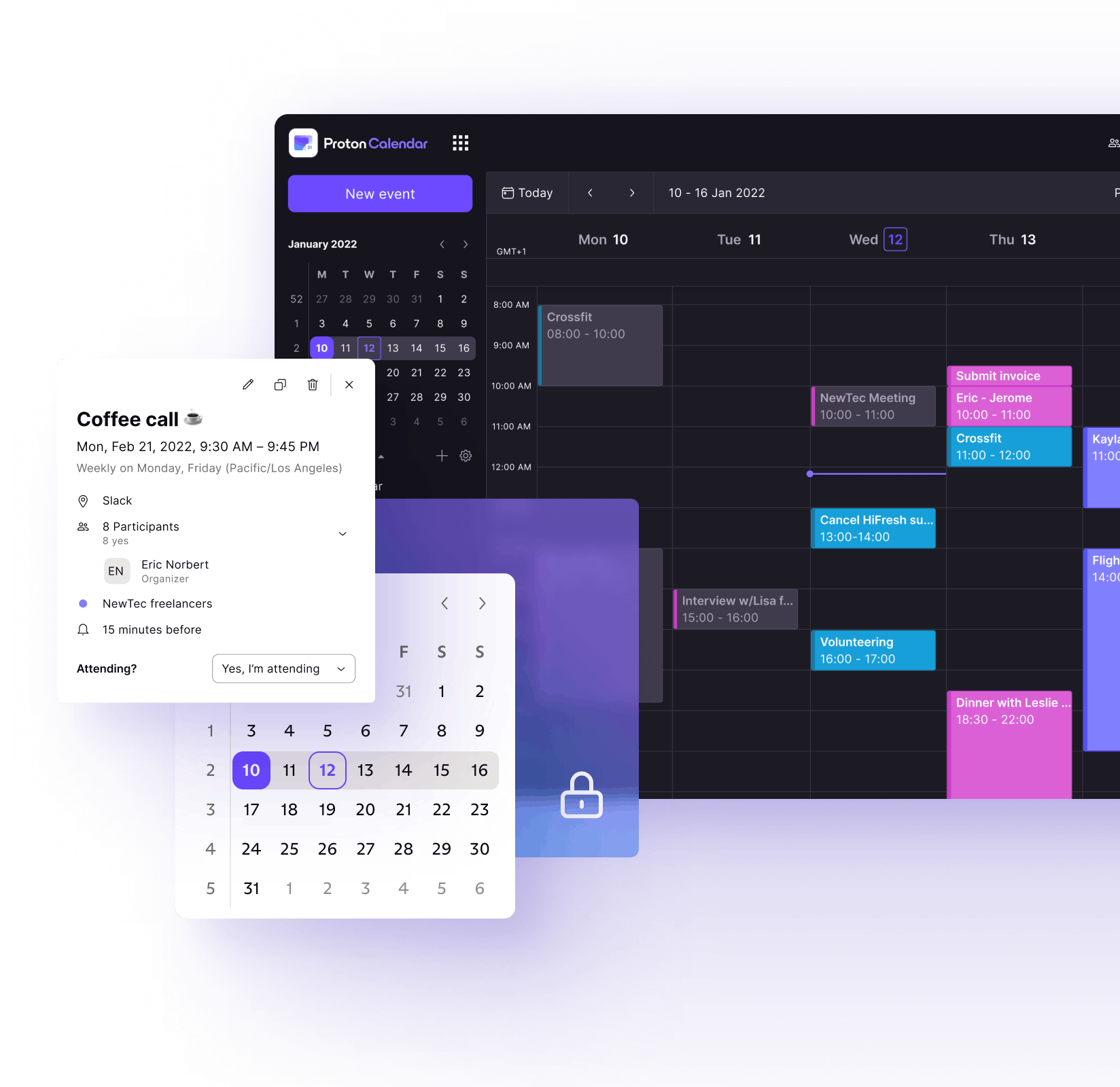 Proton Calendar-App
