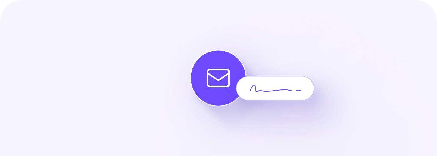 Set up email signatures with your company branding.