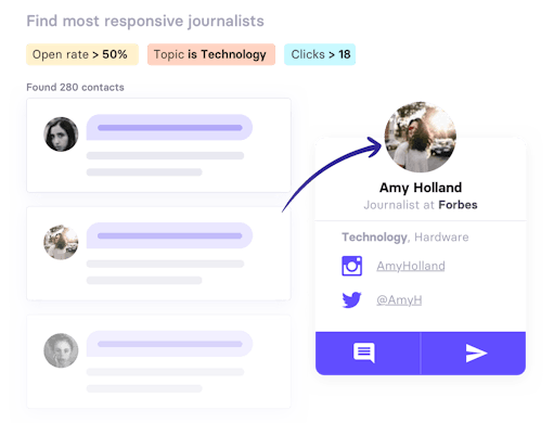Media pitch follow up with Prowly