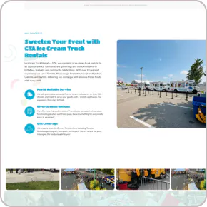 Transforming a simple website into a booking platform screenshot 2