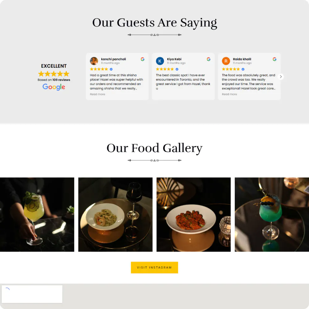 Creating a sophisticated digital presence for a premium lounge screenshot 4