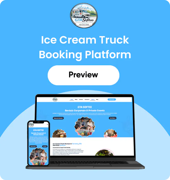 GTA Softee Ice Cream Rental Truck