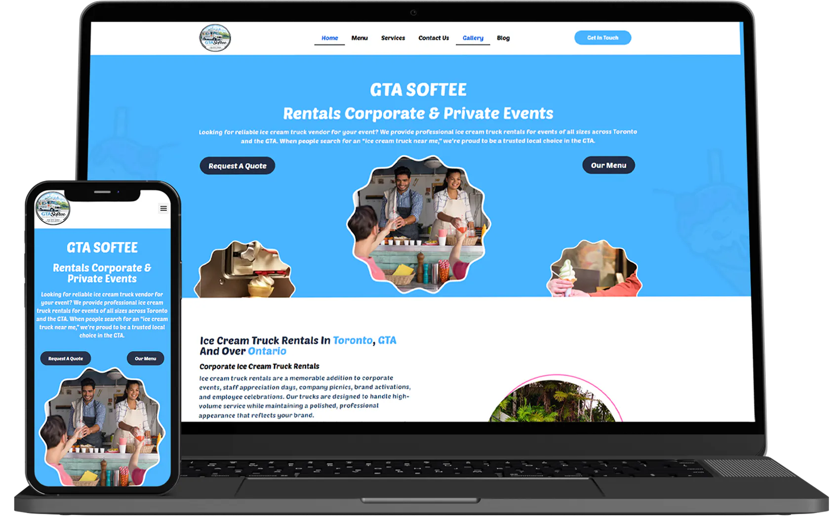 Scooping up more bookings with a modern website built for leads and credibility