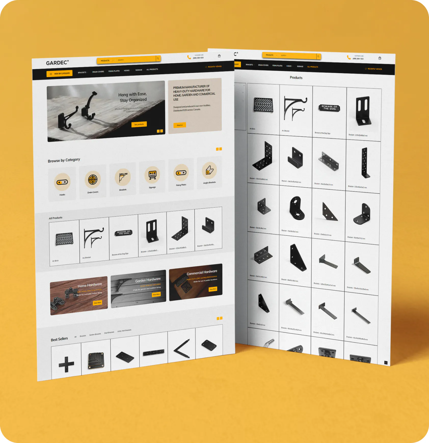 Web application interface on laptop and mobile devices