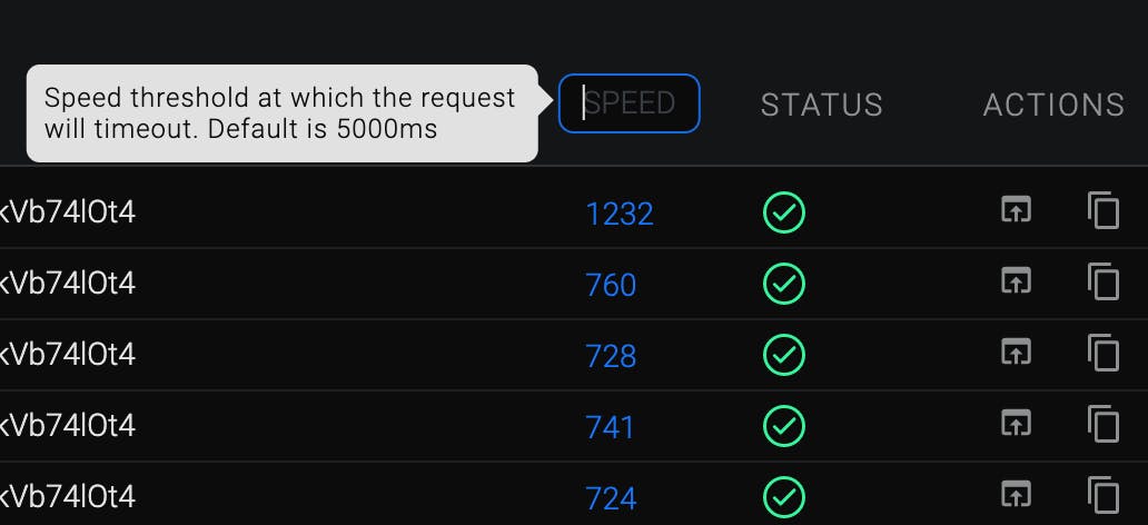 proxy checker setting speed