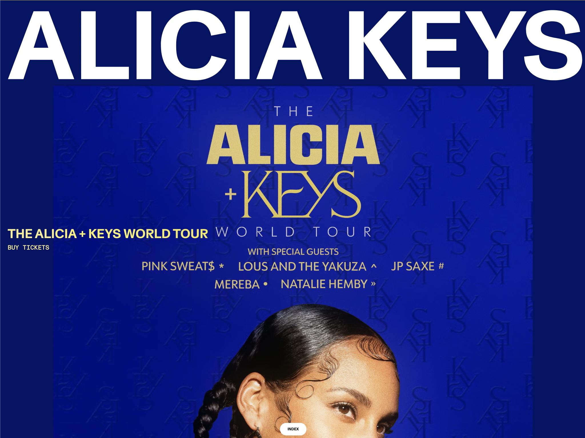 Alicia Keys Website