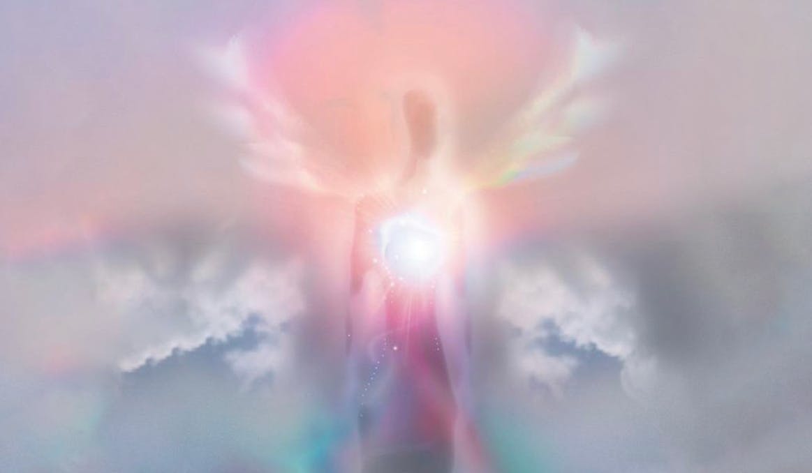 un angel en el cielo