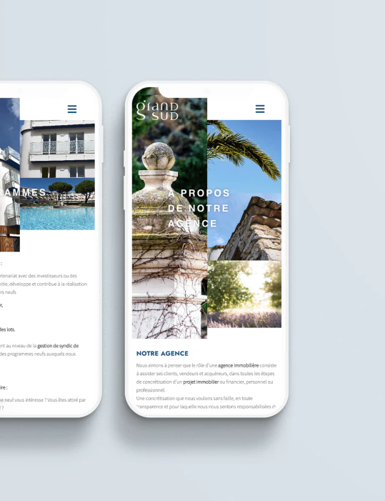 Grand Sud - Site mobile