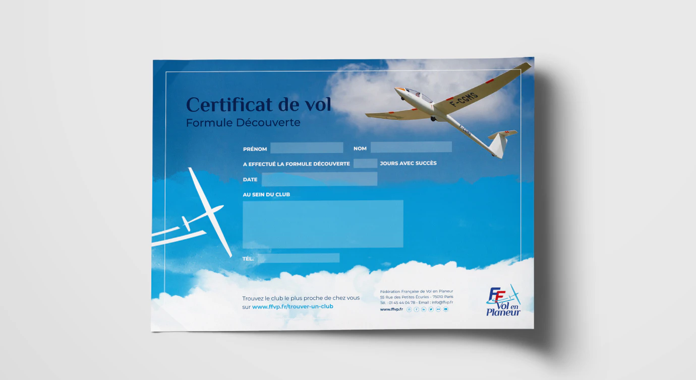 FFVP - Certificat de vol