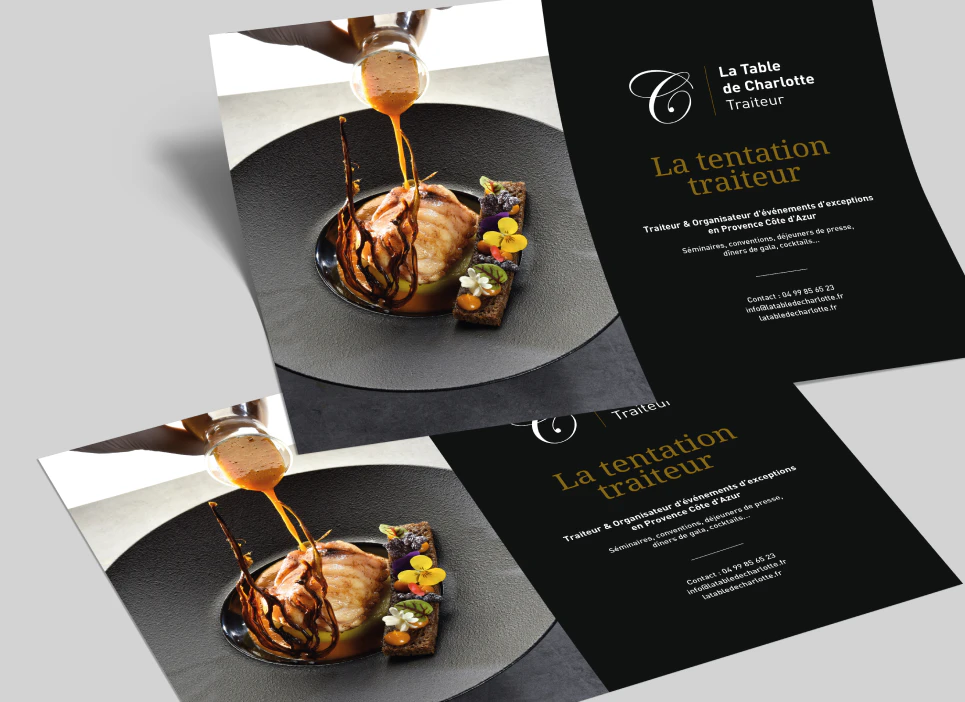 La Table de Charlotte - Flyer