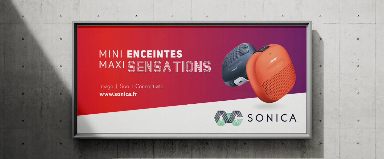 Sonica - Bannière publicitaire