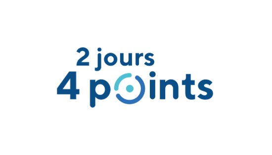 2 jours 4 points logo
