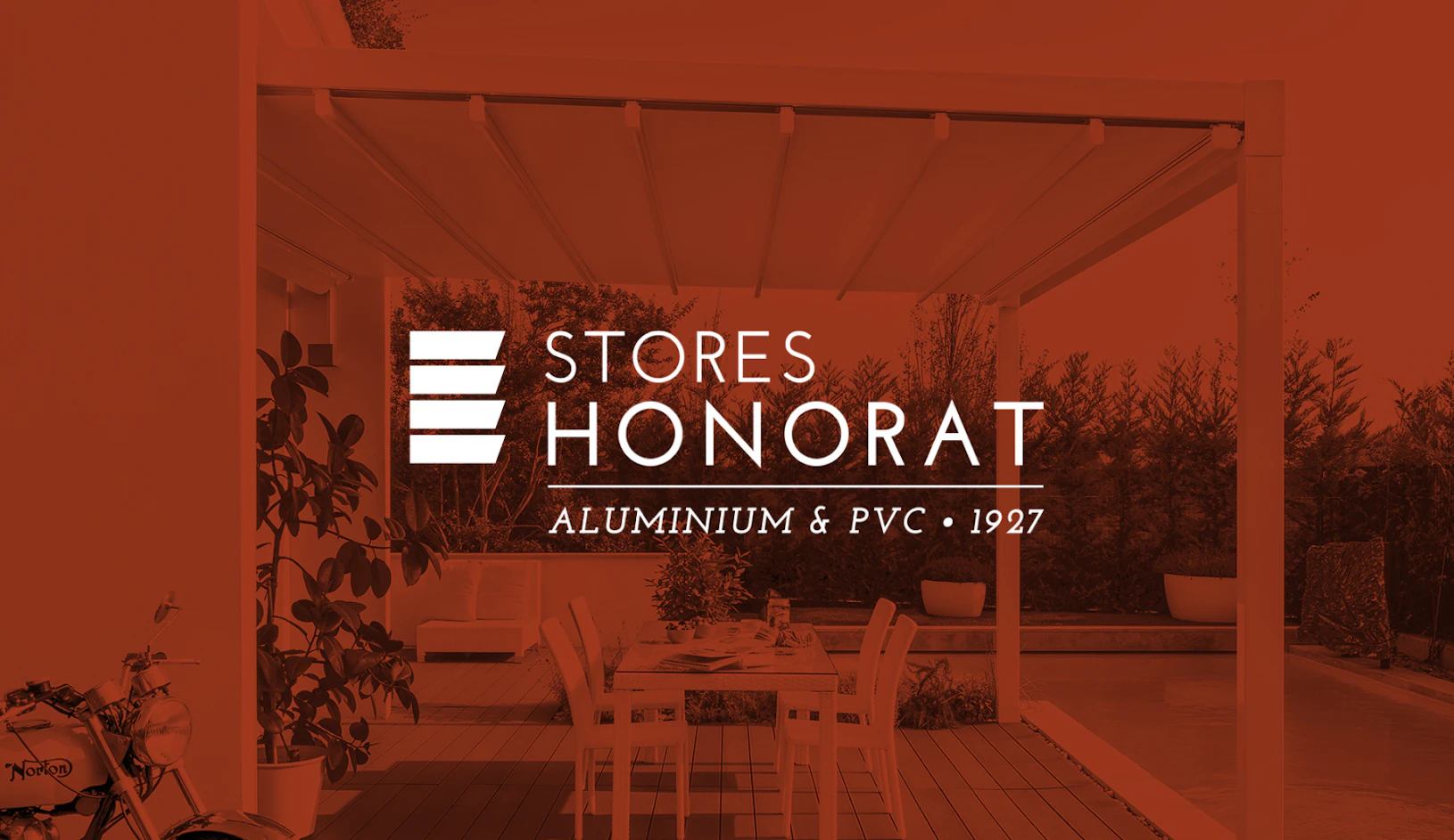 Stores Honorat - Bannière logotype - Publicom