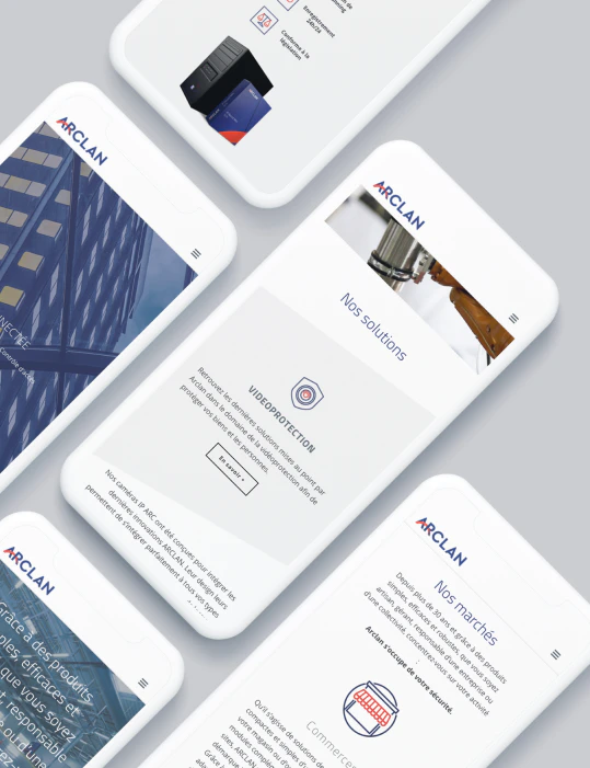 Arclan - Site mobile