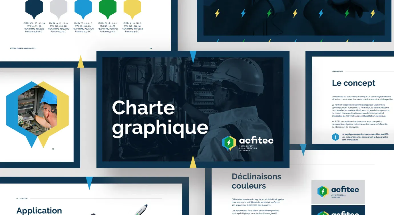 Charte graphique - Acfitec - Publicom