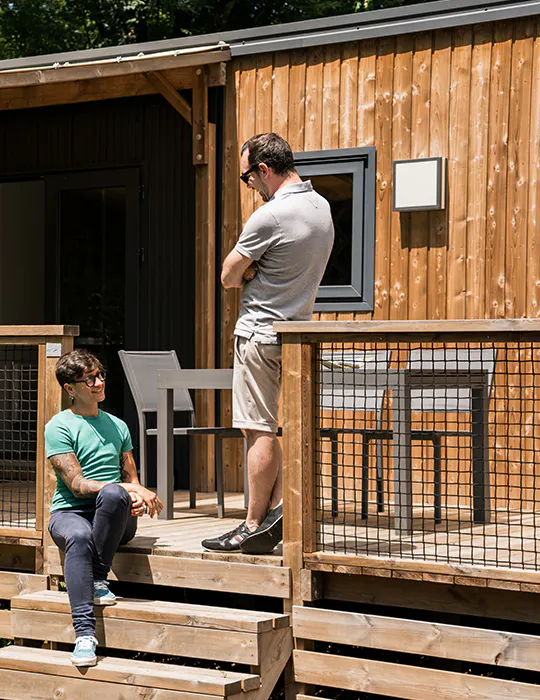 Shooting photo pour le camping La Rochelambert réalisé par l'agence Publicom