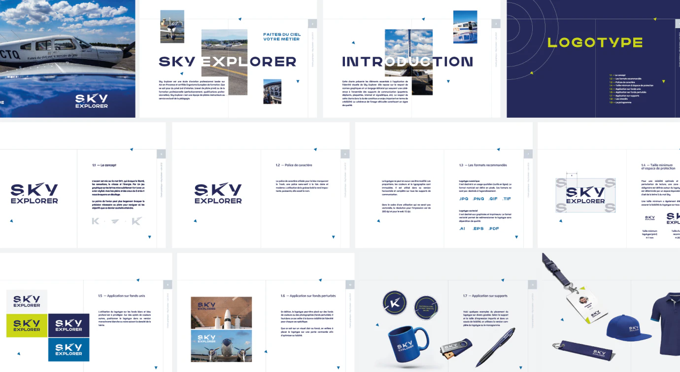 Sky Explorer - Charte graphique
