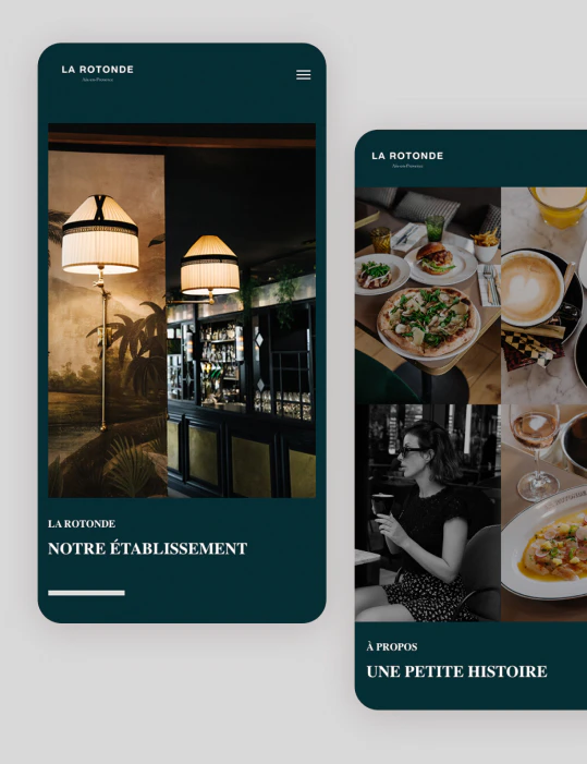 La Rotonde - Site mobile