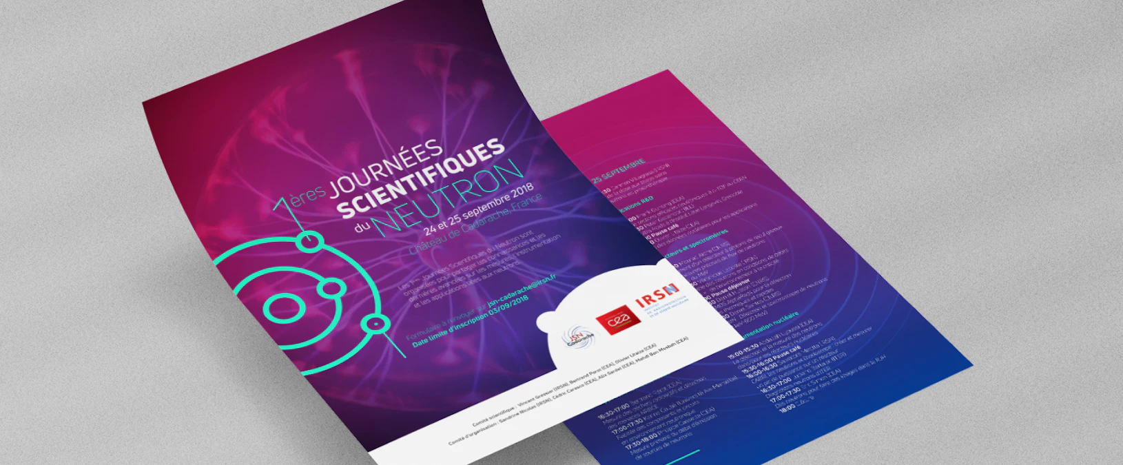 CEA Cadarache - Bannière brochure