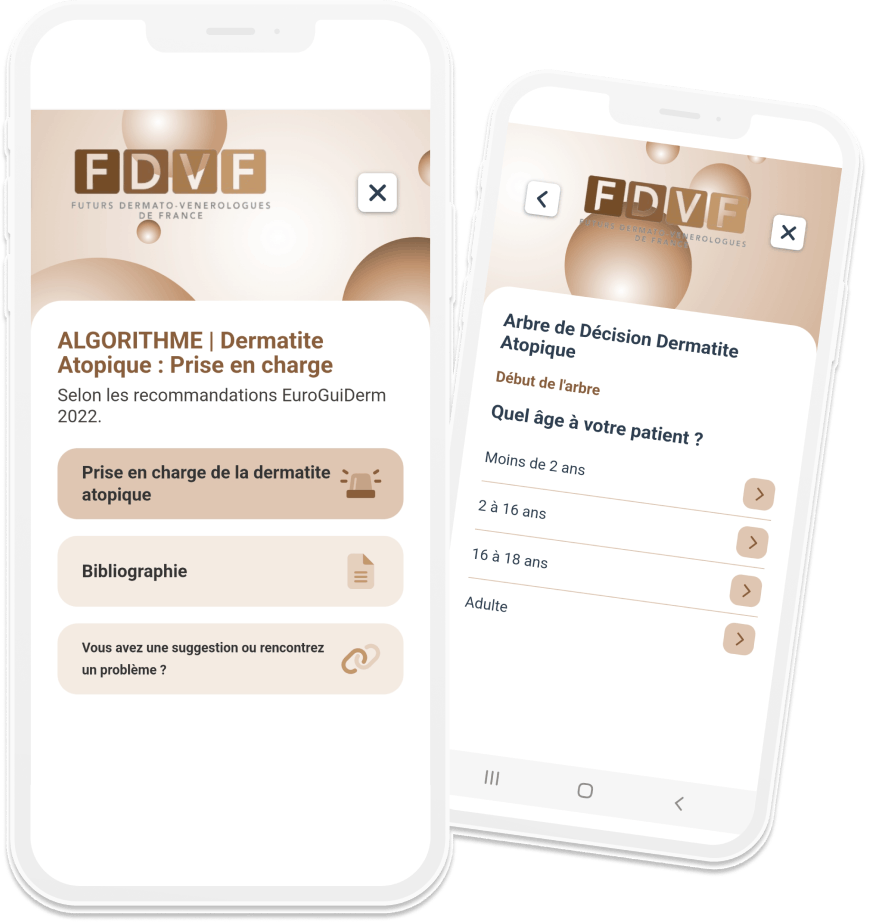 Algorithme  FDVF Dermatite atopique