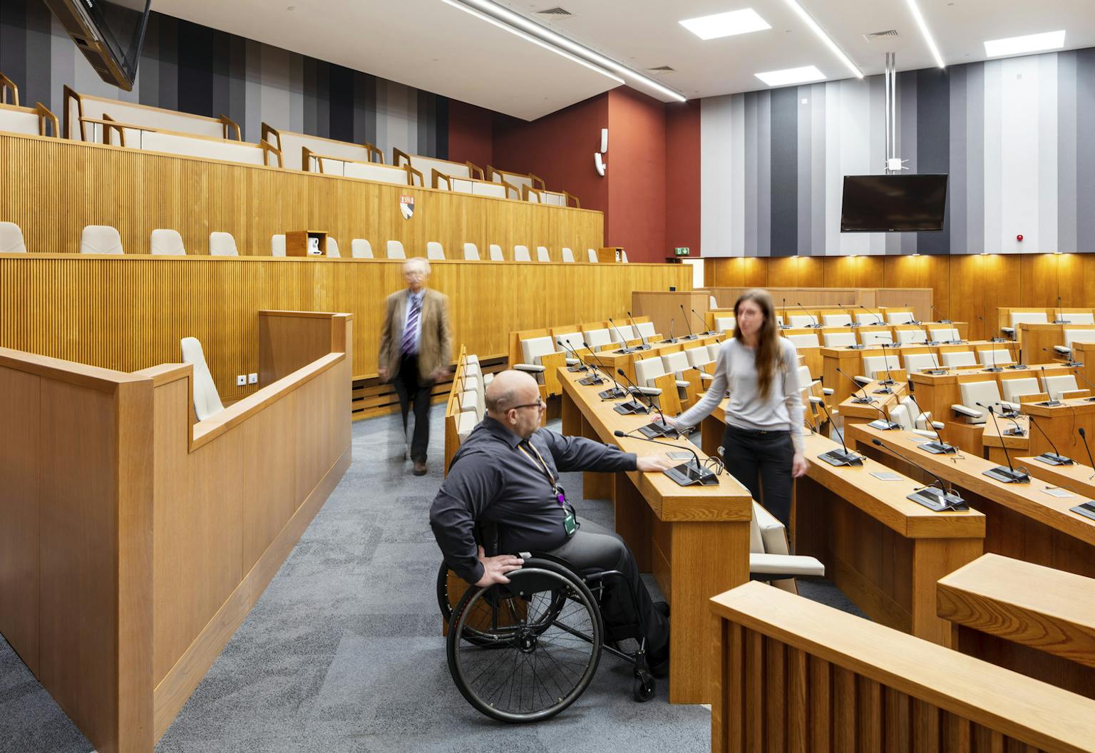 The newly accessible Norfolk County Hall