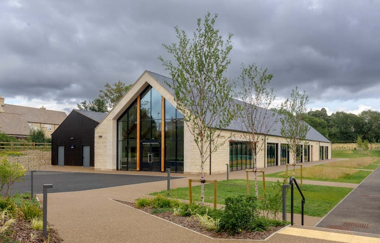 The new, state-of-the-art sporting centre for Stamford Endowed Schools, as designed by Purcell. 