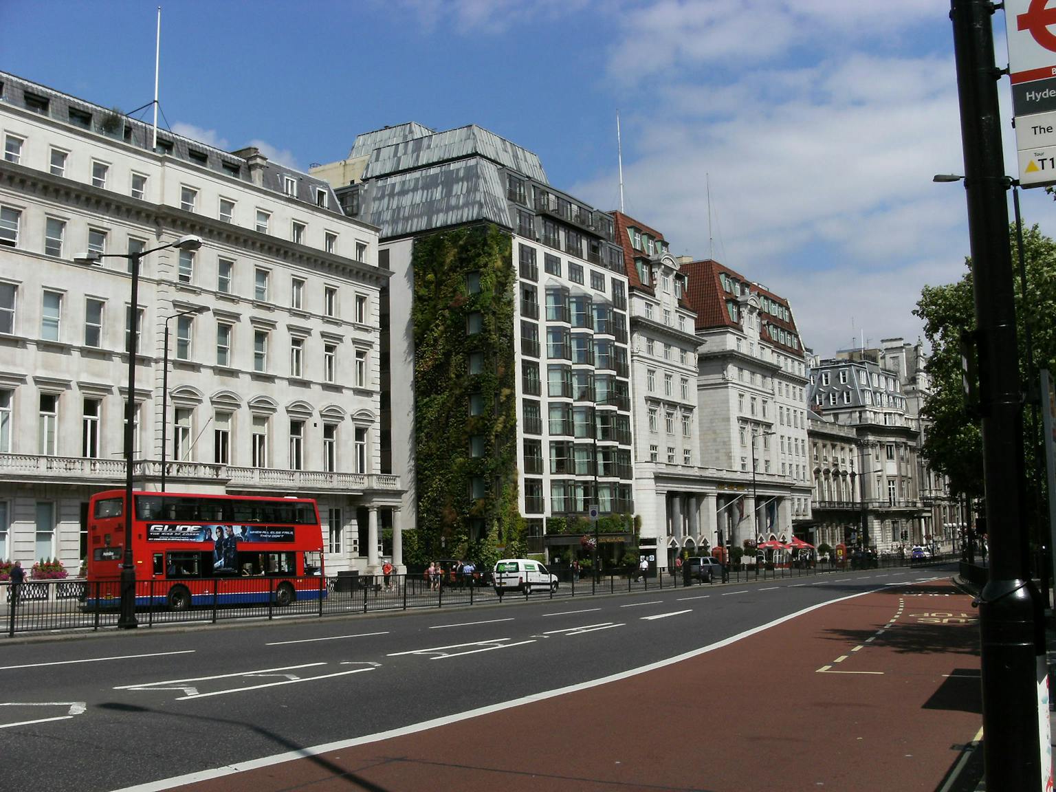 The luxury, Art Deco Athenaeum Hotel in Piccadilly, London, after Purcell's renovations