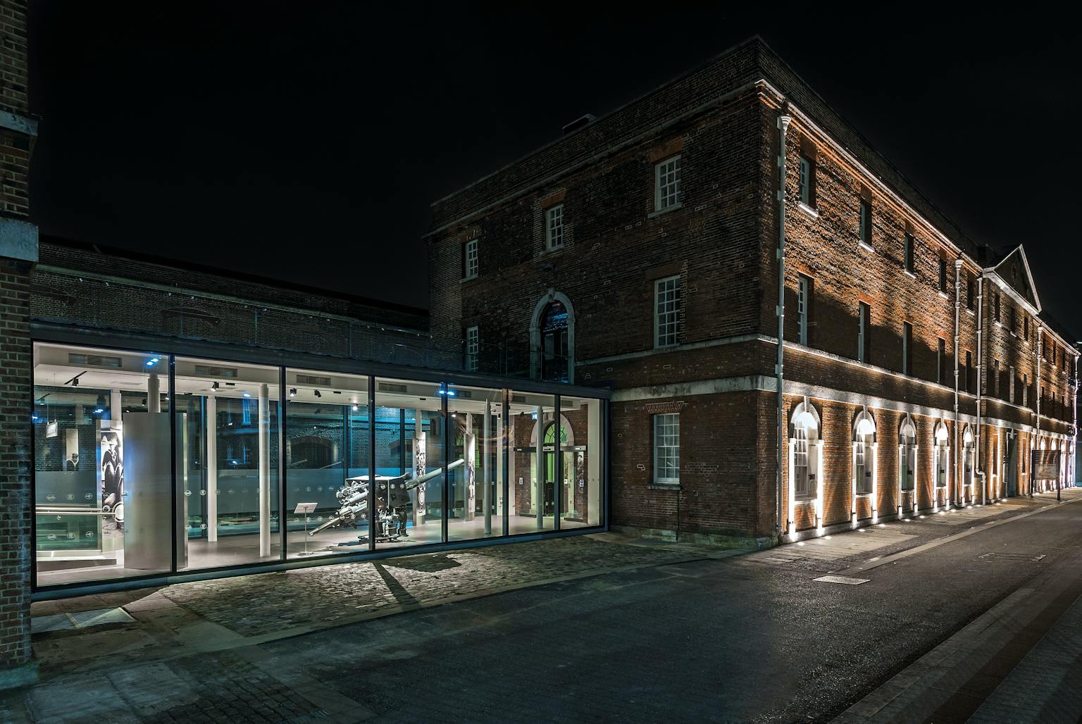 Purcell transformed an 18th Century naval storehouse into a new interactive gallery space as part of the National Museum of the Royal Navy.